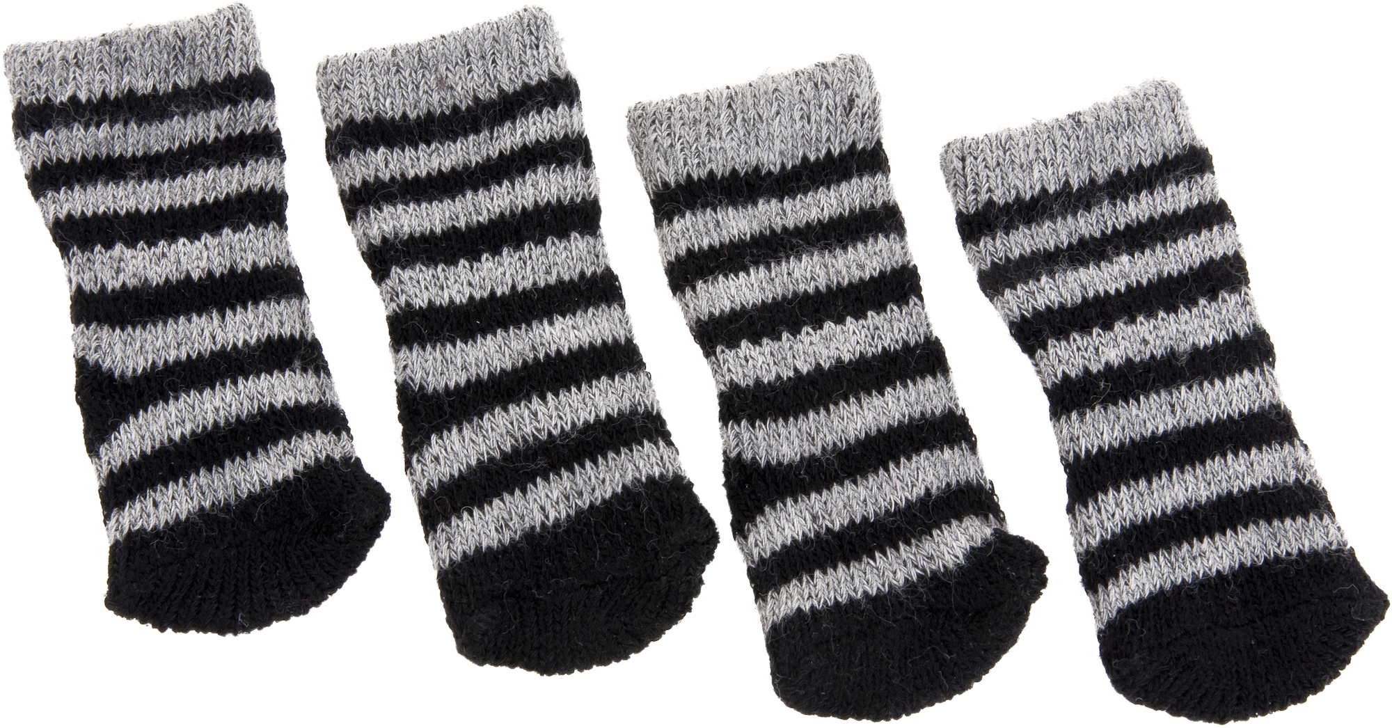 Flamingo Socks Sockies test 4 pcs Black & Grey