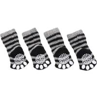 Flamingo Sokken Sockies 4 st Zwart & Grijs