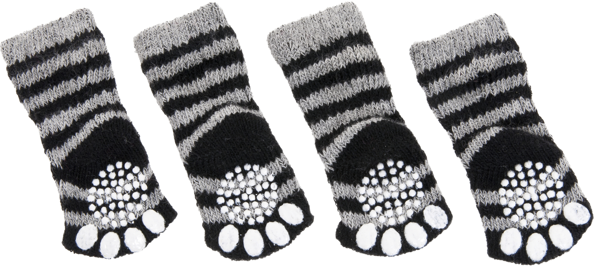 Flamingo Socks Sockies 2-door 4 pcs Black & Grey