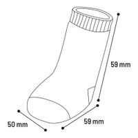 Flamingo Sokken Sockies 4 st Zwart & Grijs