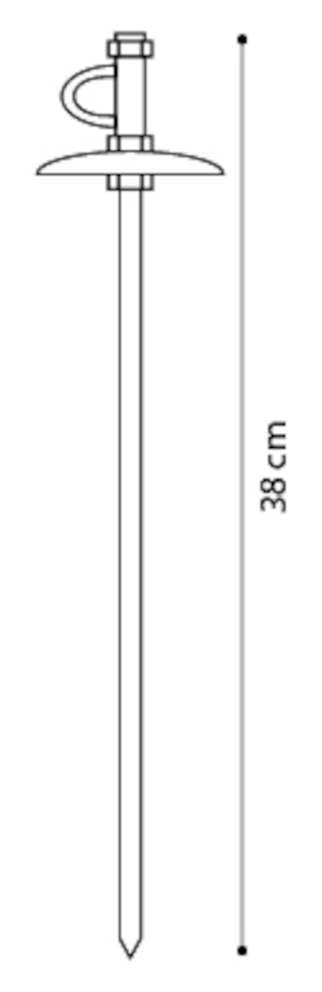 Flamingo Ground spike Tapu Silver