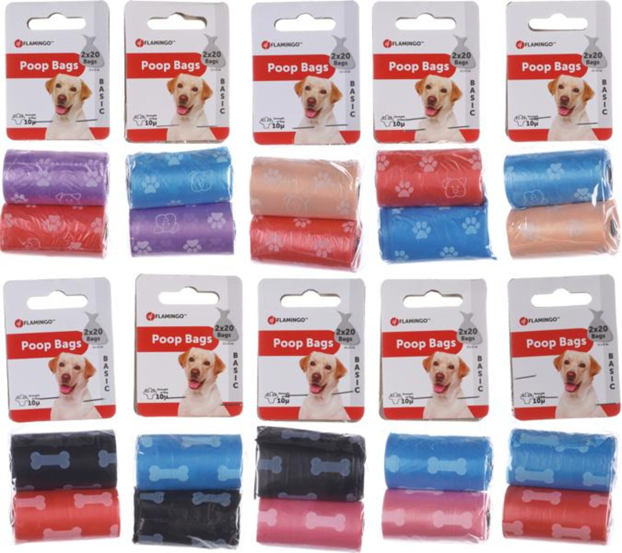 Flamingo Poop bag Basic Spring Multiple colours