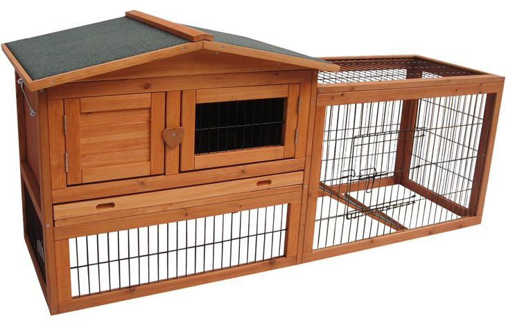 Flamingo Rabbit hutch Sunshine Classic Brown