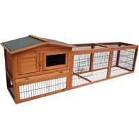 Flamingo Conejera para conejo Jumbo Classic Marrón