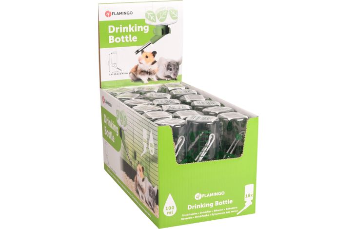 Flamingo Drinkfles Sippy Groen