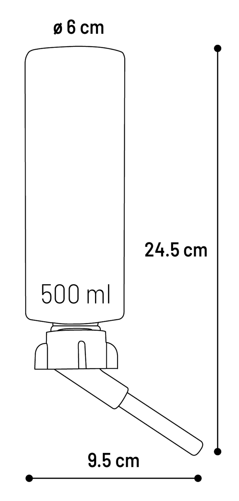 Flamingo Drinking bottle Sippy Green