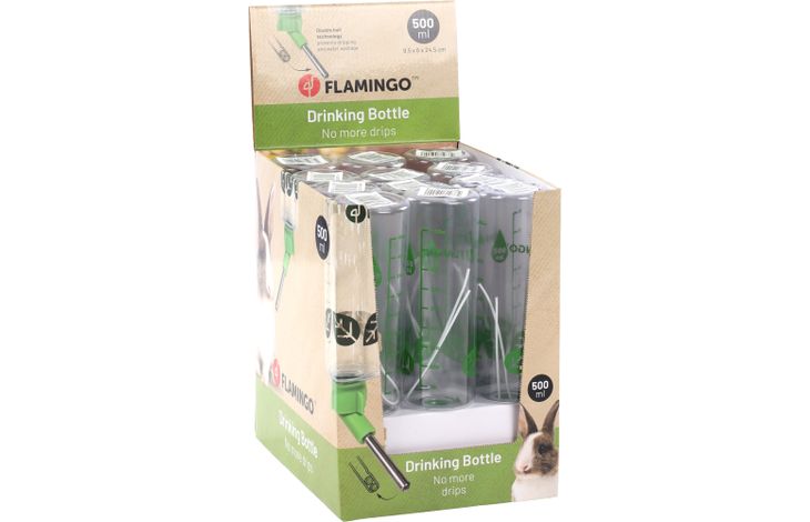 Flamingo Drinkfles Sippy Groen