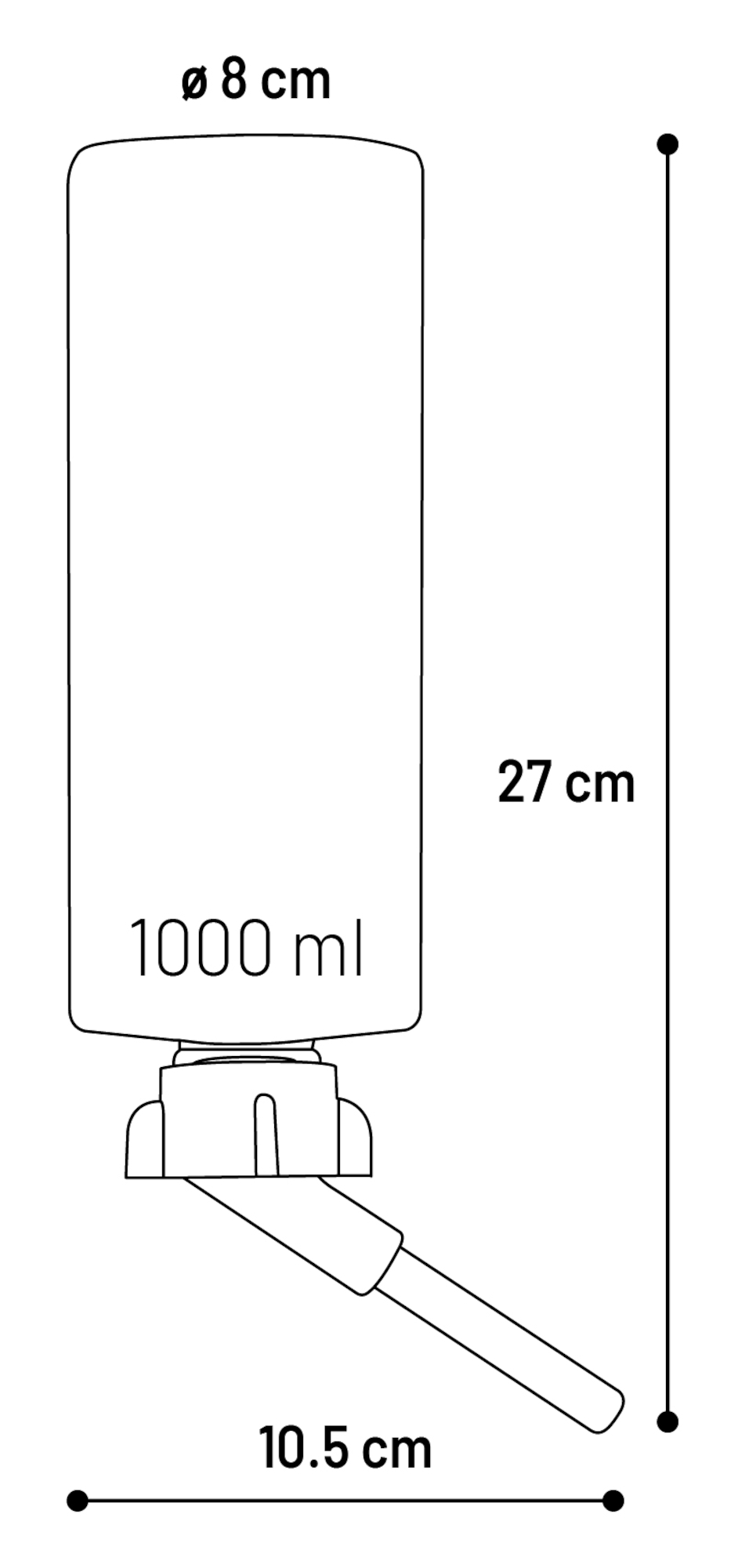 Flamingo Drinking bottle Sippy Green