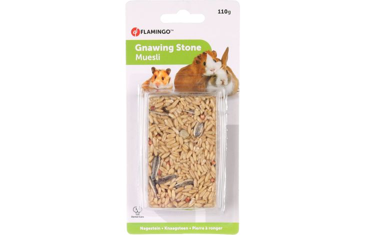 Flamingo Snack Knaagsteen met muesli 