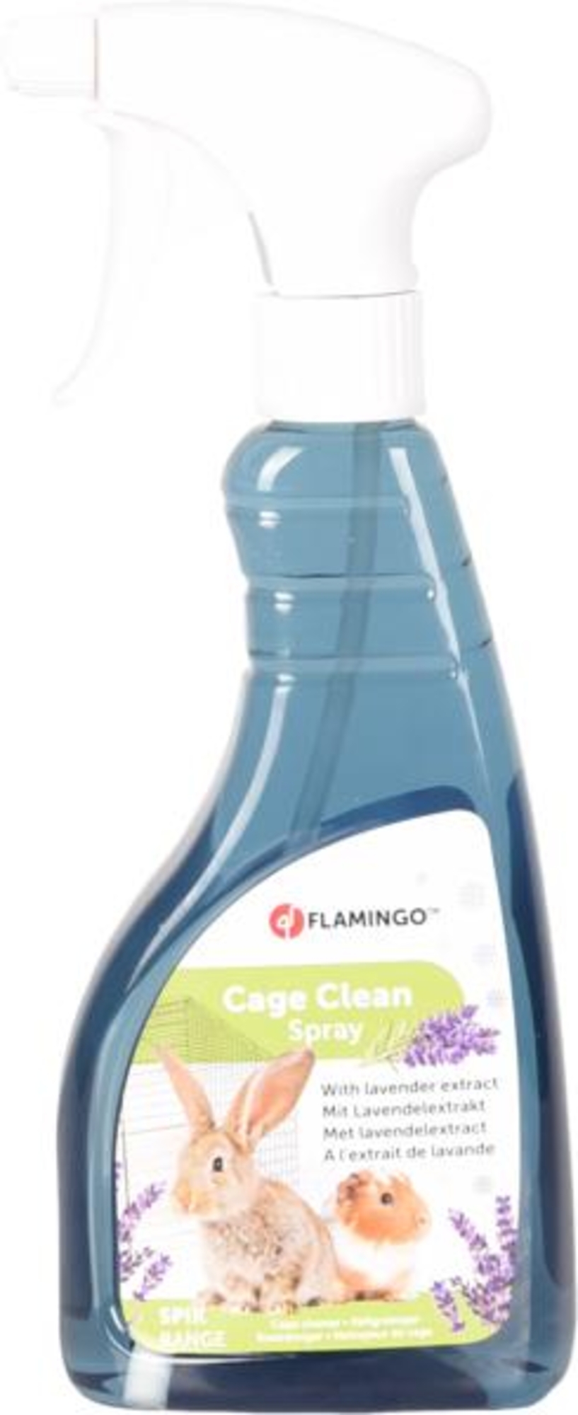 Flamingo Cage cleaner with lavender scent Spik Blue