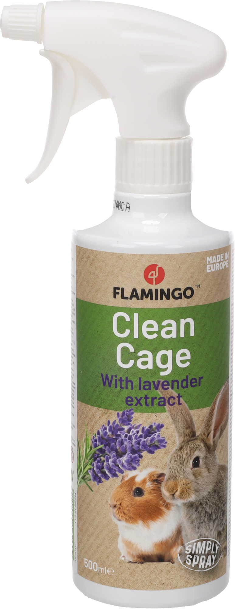 Flamingo Cage cleaner with lavender scent Spik Blue