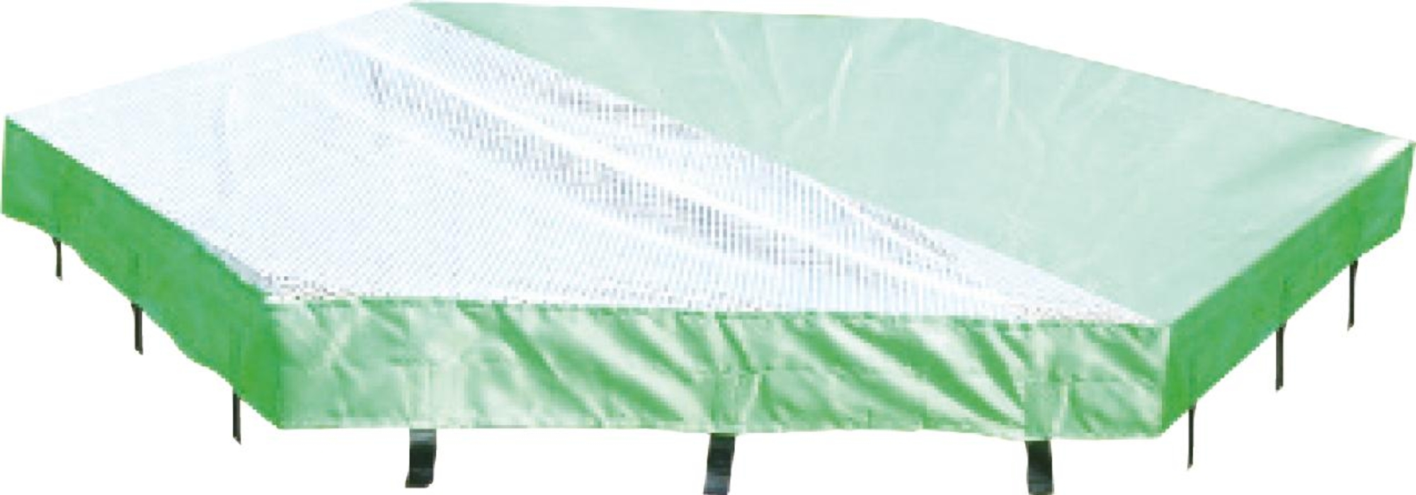 Flamingo Shade net Hexagon Green