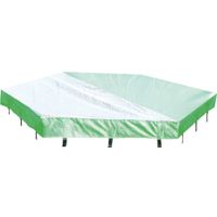 Flamingo Schaduwnet Hexagon Groen