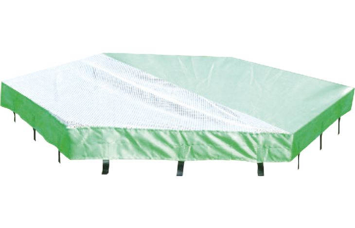 Flamingo Schaduwnet Hexagon Groen