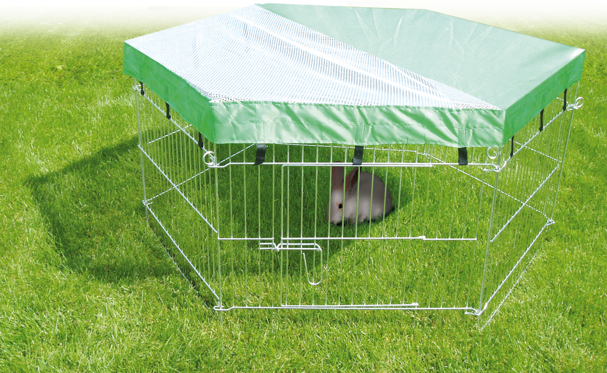 Flamingo Shade net Hexagon Green