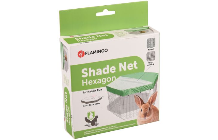 Flamingo Shade net Hexagon Green