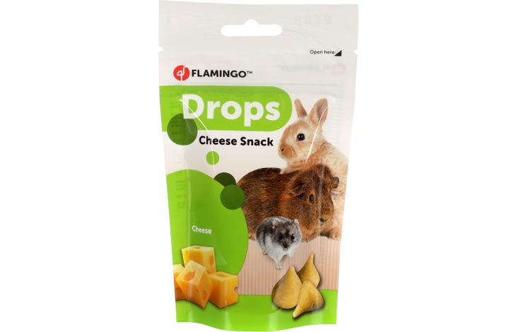 Flamingo Snack Drops met kaas 