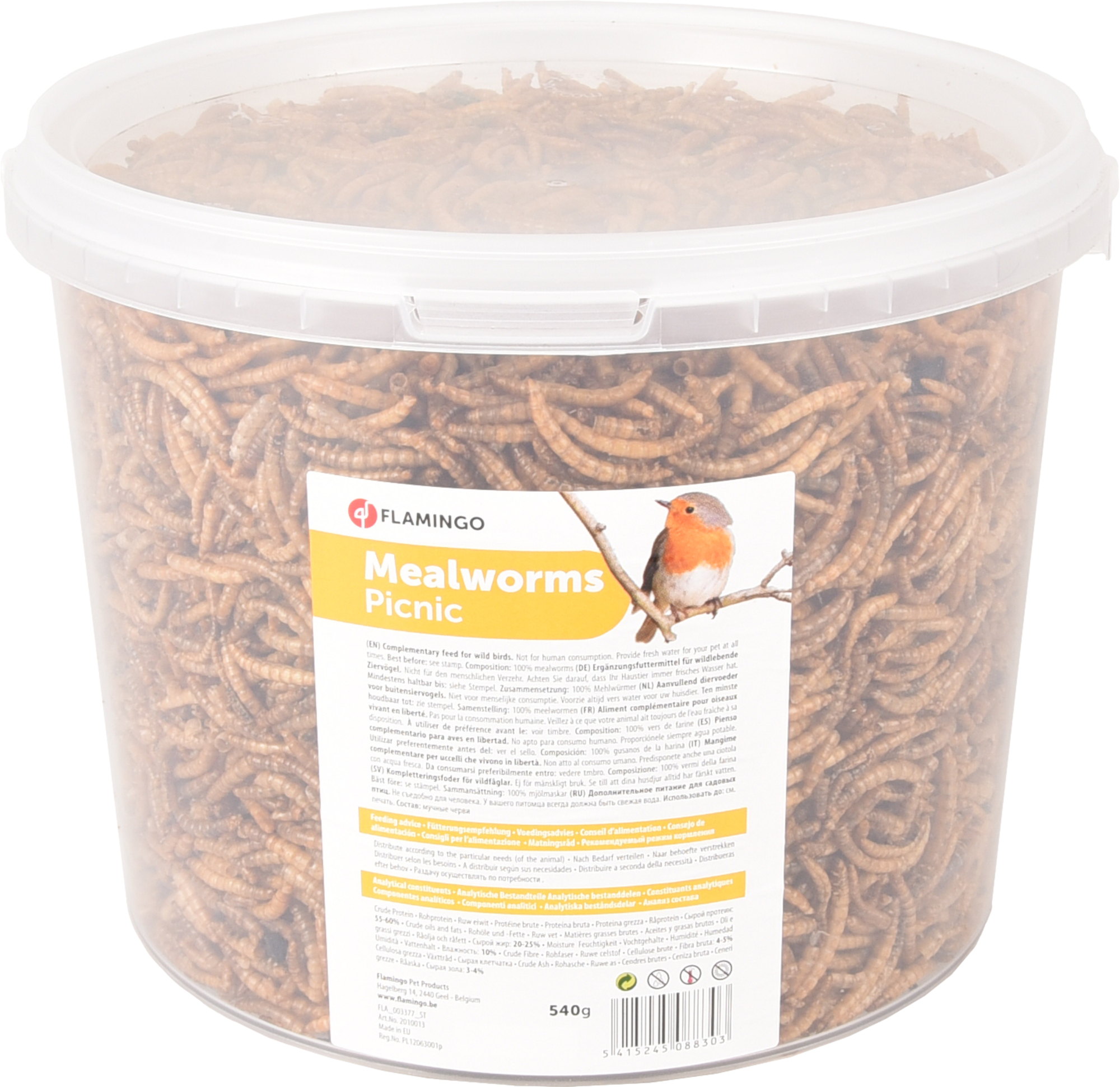 Flamingo Four Seasons  Mealworms Dried - Birds living outdoors