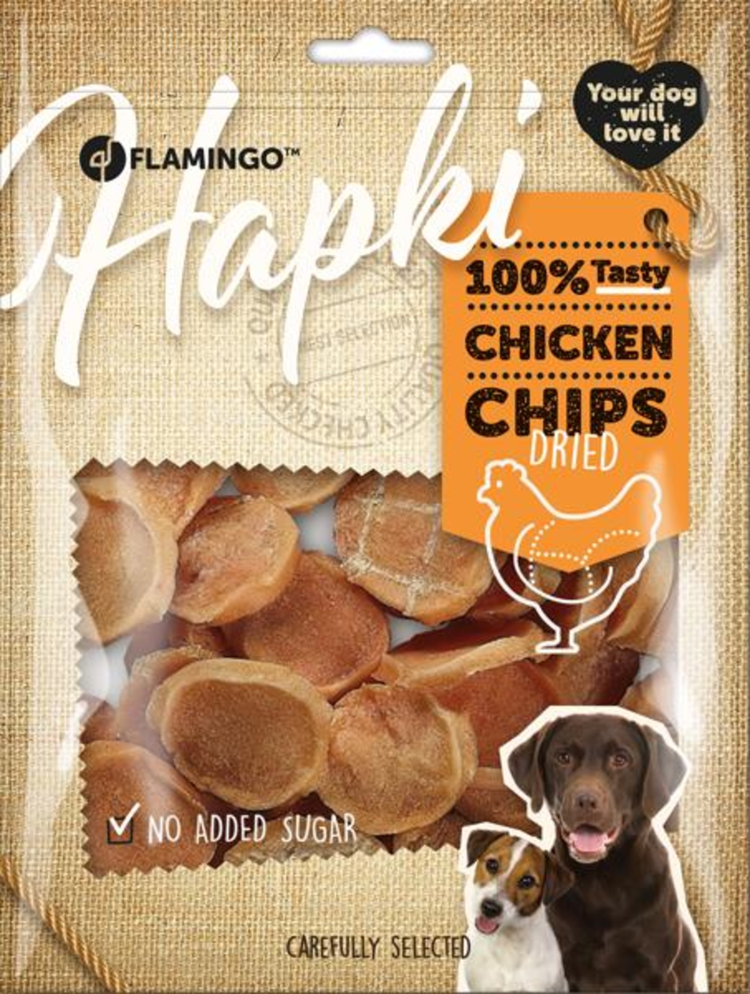 Flamingo Snacks Hapki Chips with chicken 
