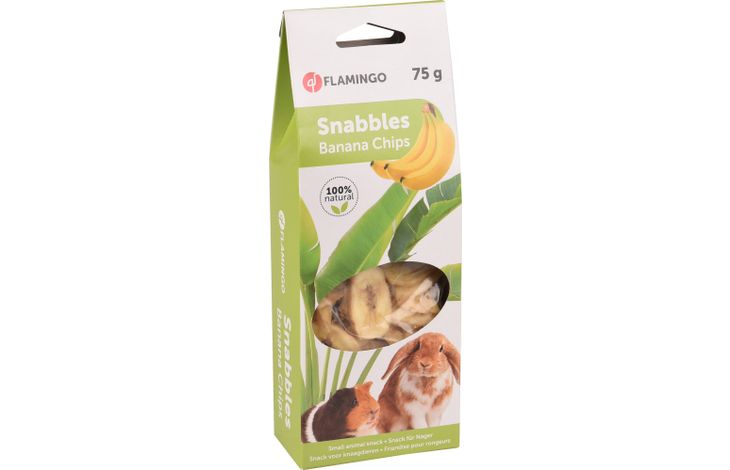 Flamingo Snack Chips met banaansmaak 
