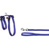 Harness with leash Multiple colours  Blue, Black 