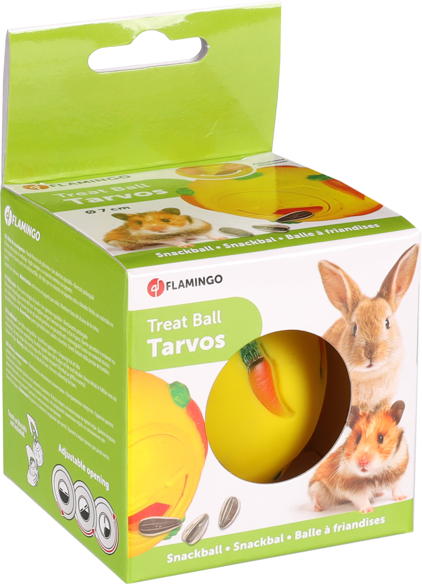 Flamingo Snackball Tarvos  Gelb