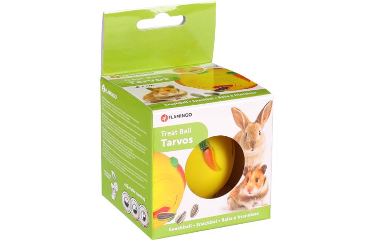 Flamingo Snackbal Tarvos  Geel
