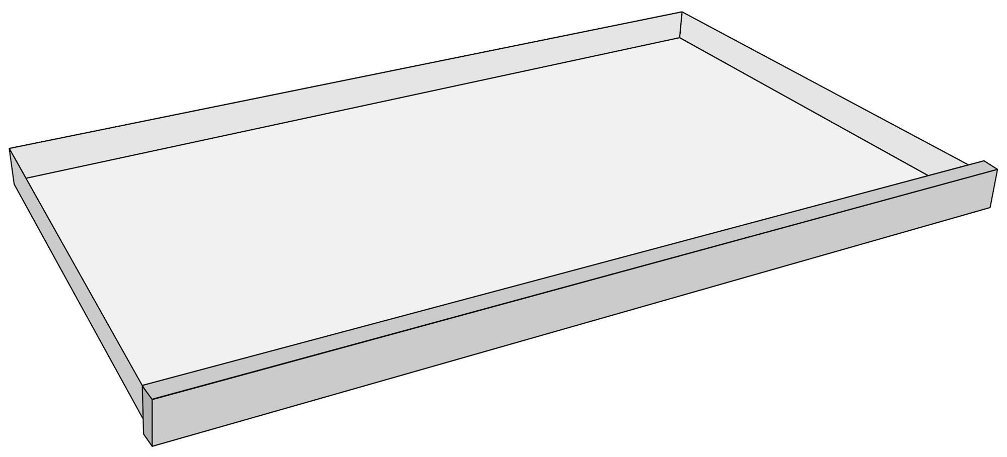 Flamingo Spare tray Sunshine Cottage Silver