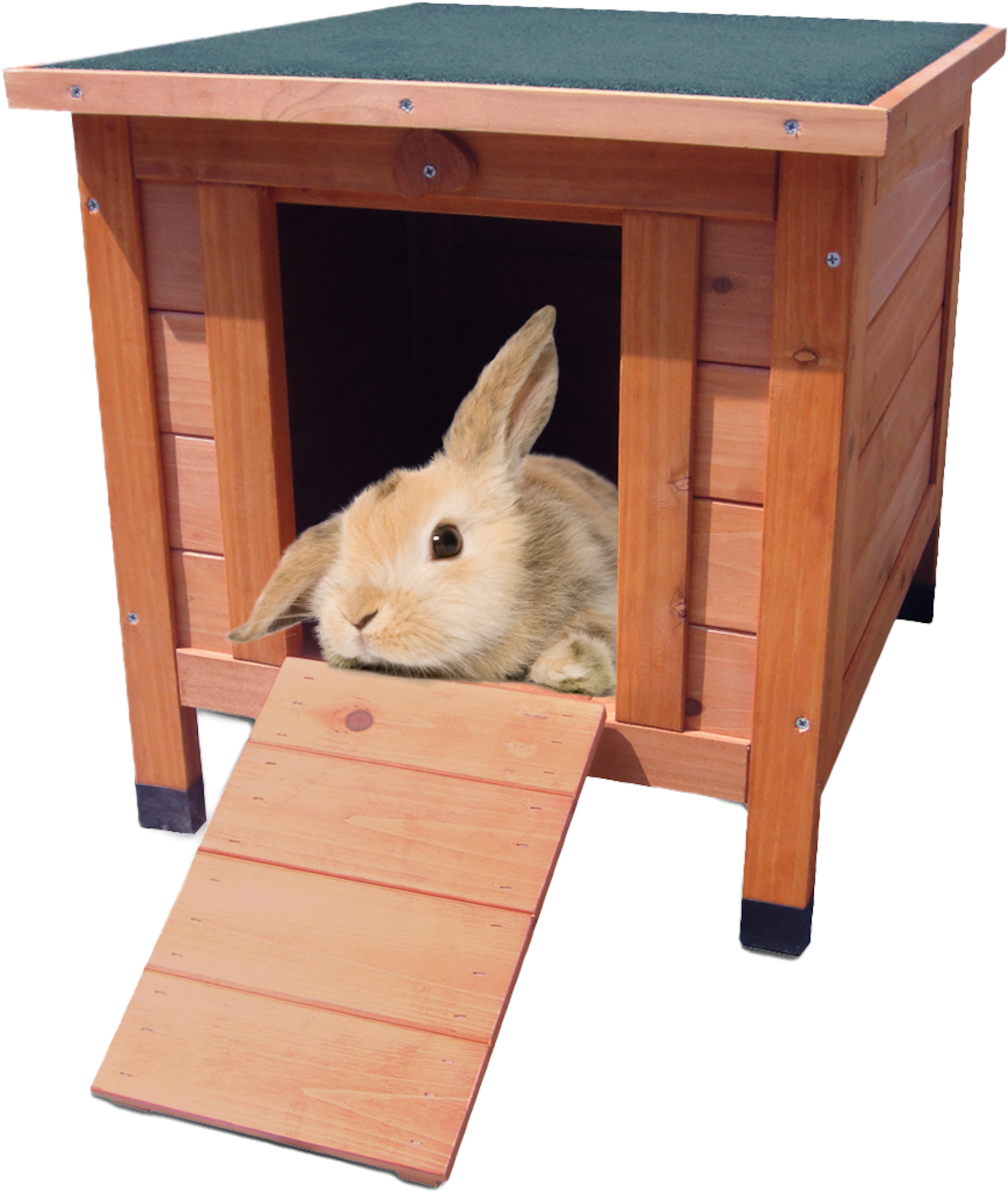 Cosy pet rabbit clearance hutch