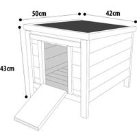 Flamingo Slaaphok Cosy Classic Naturel