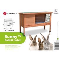 Flamingo Rabbit hutch Bunny Classic Brown