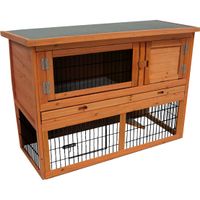 Flamingo Rabbit hutch Loft Classic  Brown