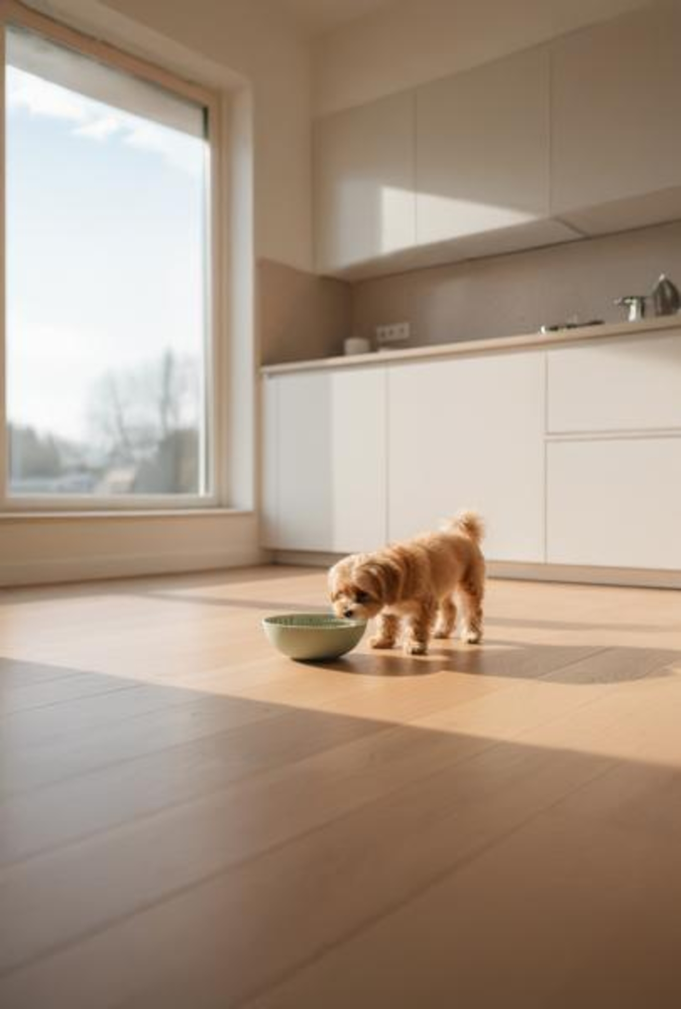 Flamingo Lick pad Laslo Round Light green