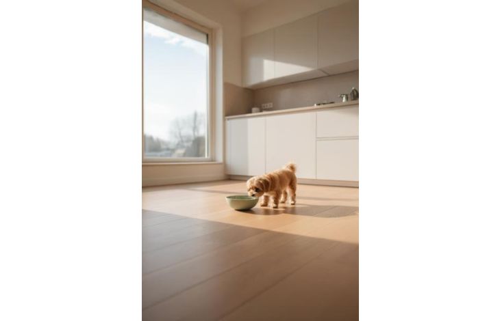 Flamingo Lick pad Laslo Round Light green