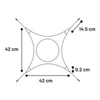 Flamingo Amaca Buck Azzurro