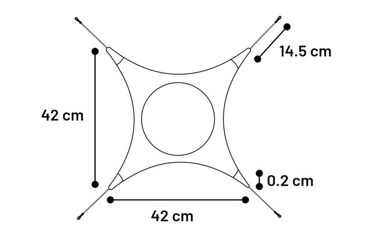 Flamingo Amaca Buck Azzurro