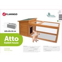 Flamingo Konijnenhok Atto Classic Bruin