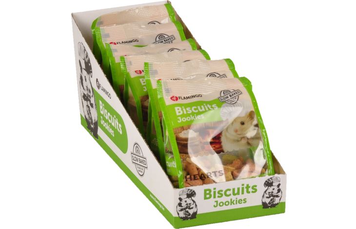 Flamingo Snack Jookies Gebakken Koekje Meerkleurig