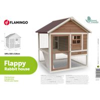 Flamingo Kaninchenstall Flappy Urban Braun