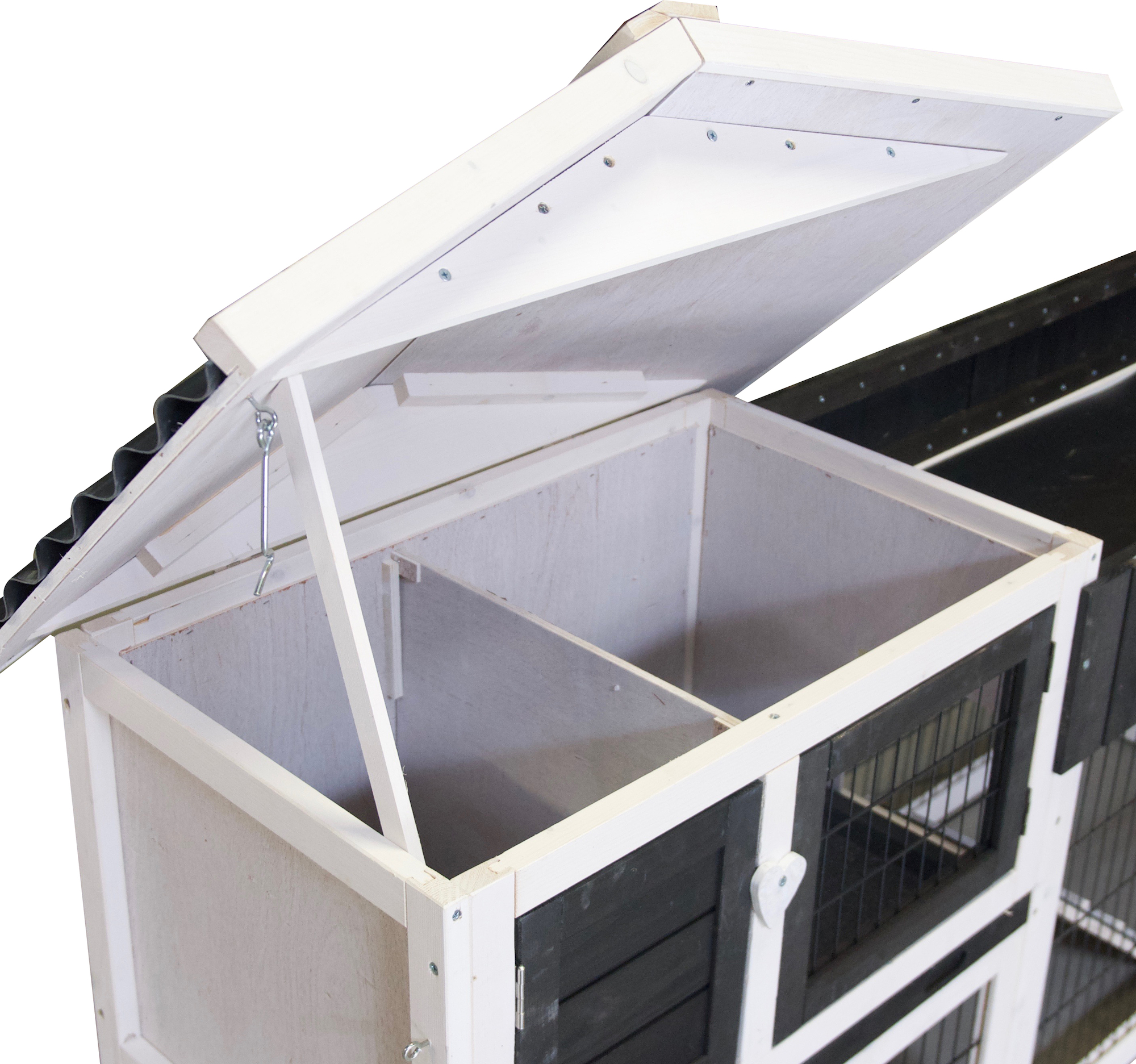 Flamingo Konijnenhok Aurora Rustic Grijs