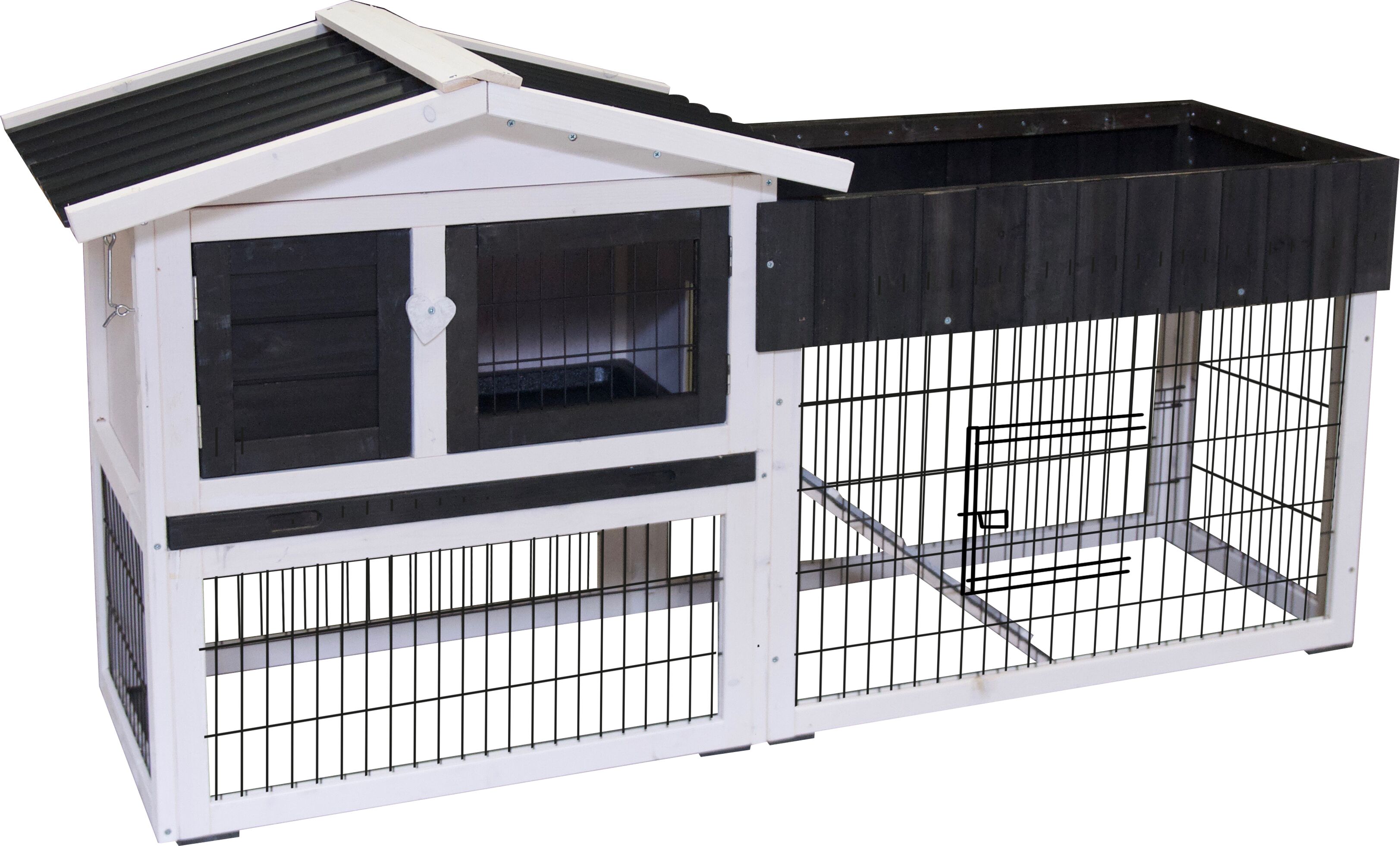 Flamingo Konijnenhok Aurora Rustic Grijs