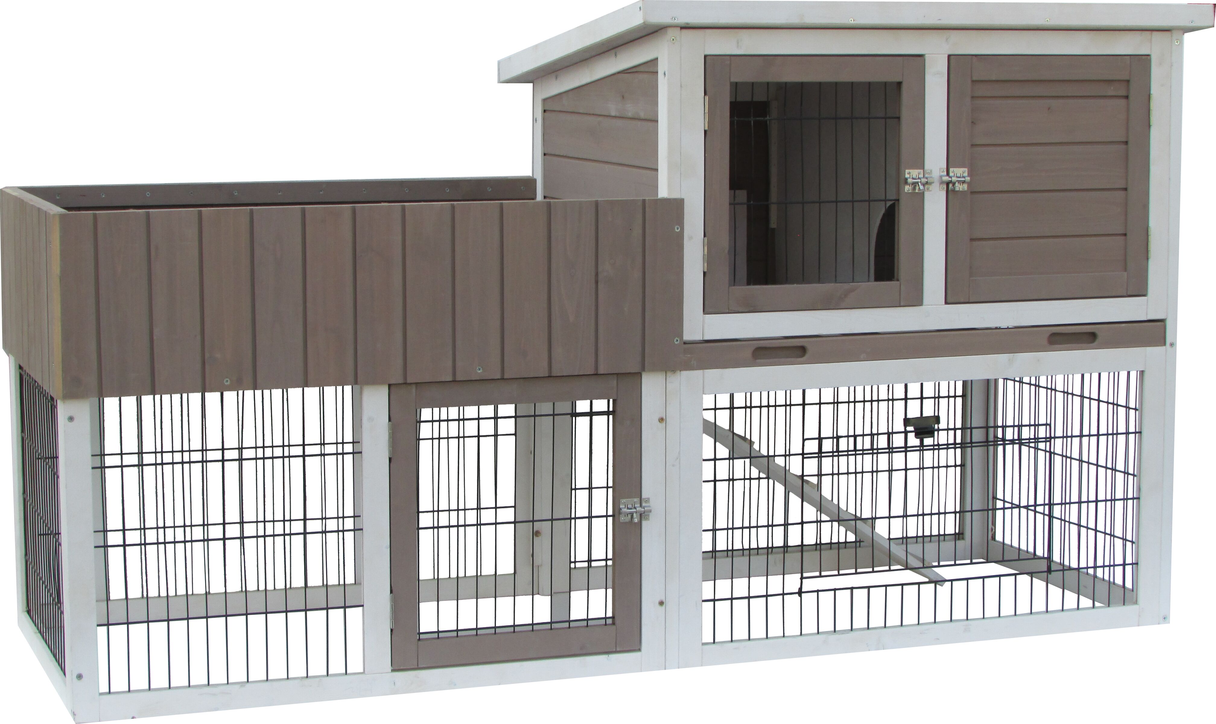 Flamingo Rabbit hutch Floret Urban Brown