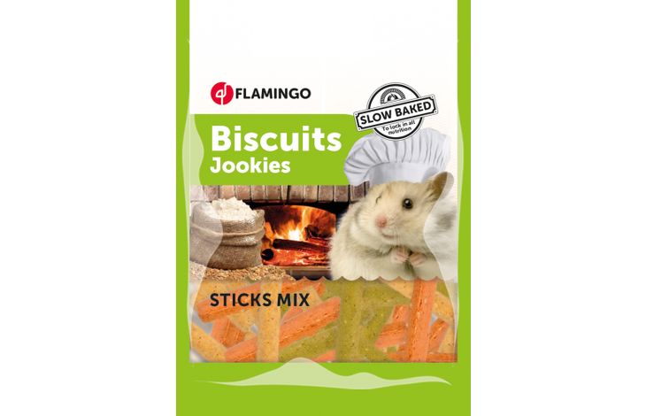 Flamingo Snacks Jookies Gebacken Stick 