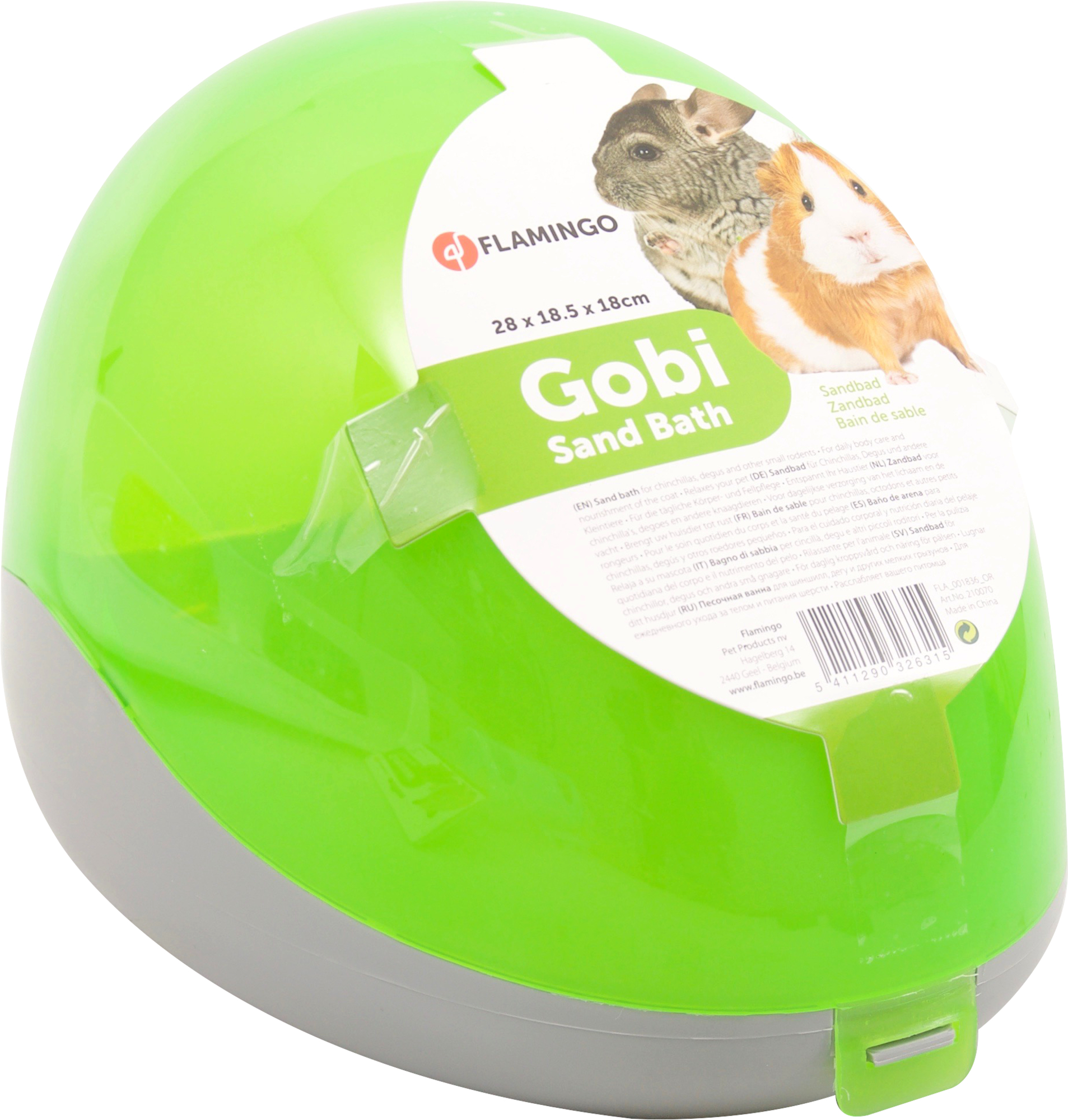 Flamingo Zandbad Gobi Fluo groen