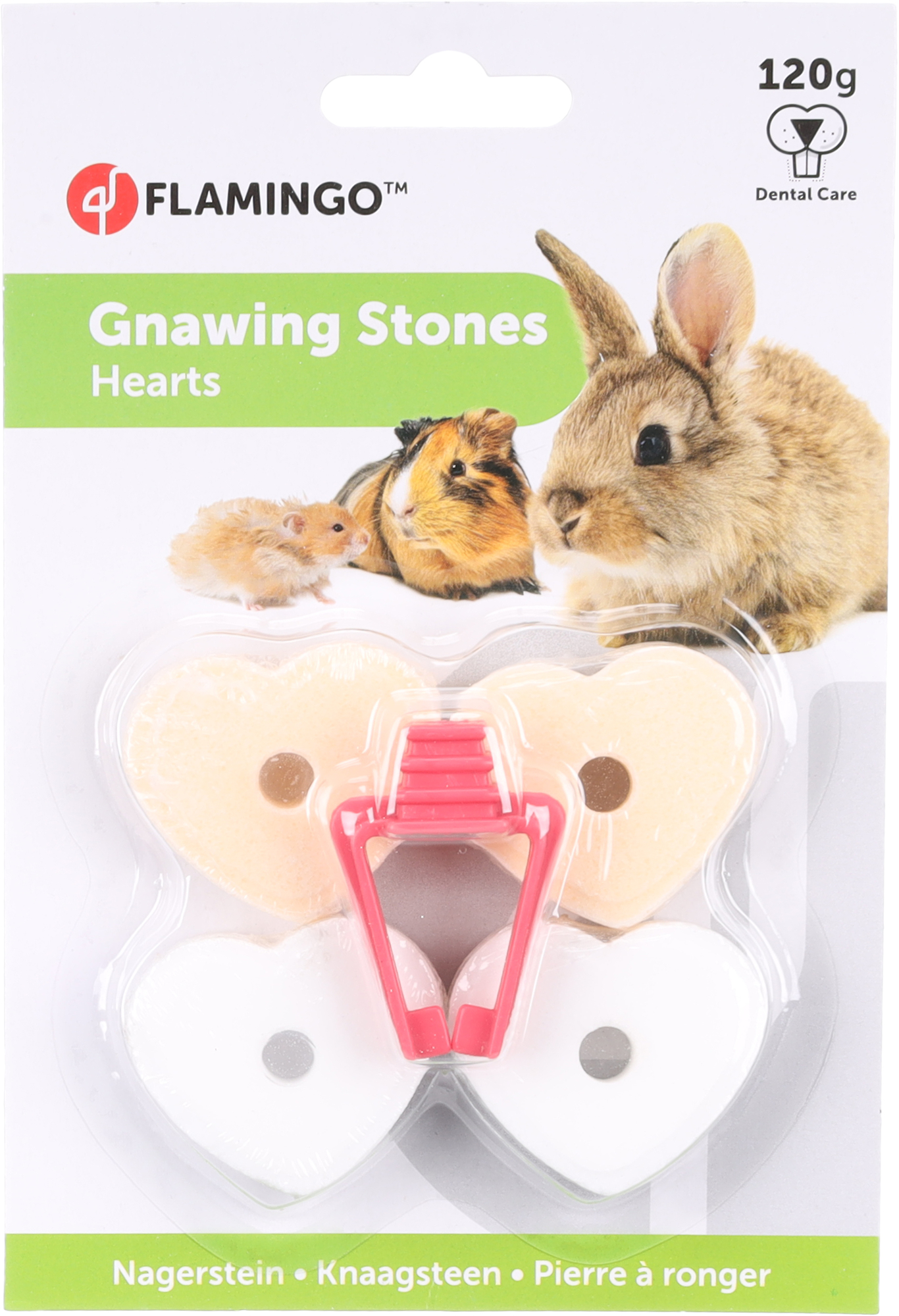 Flamingo Snacks Calcium Nagestein Mischung