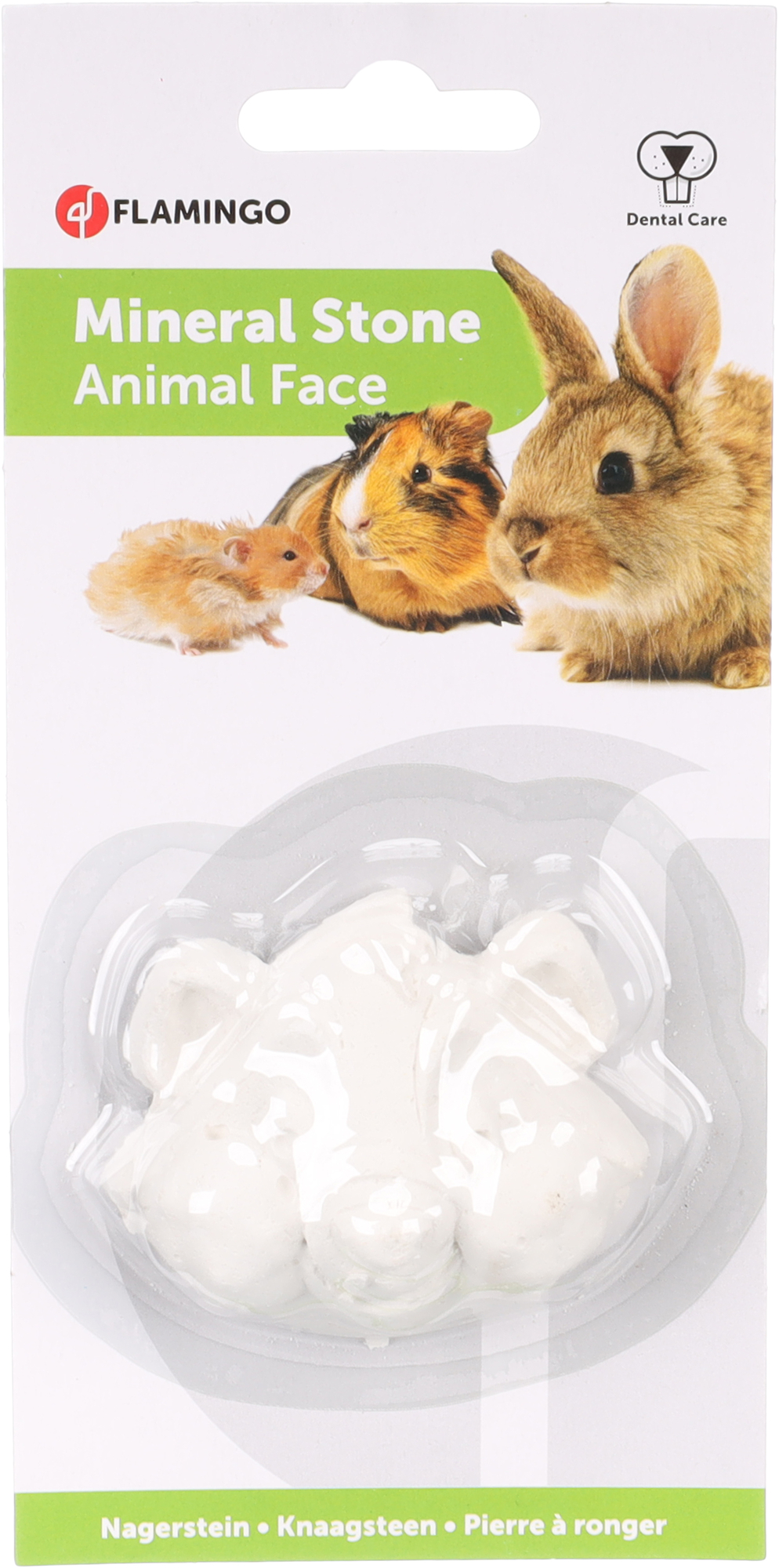 Flamingo Golosinas Animal face Piedra para masticar Blanco