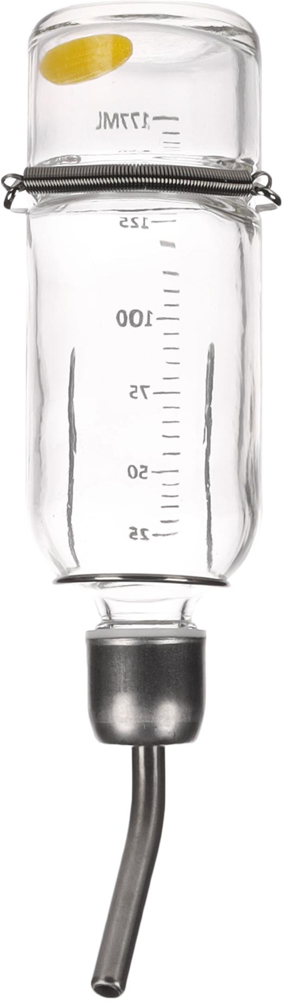 Flamingo Drinking bottle Athina Transparent & Silver