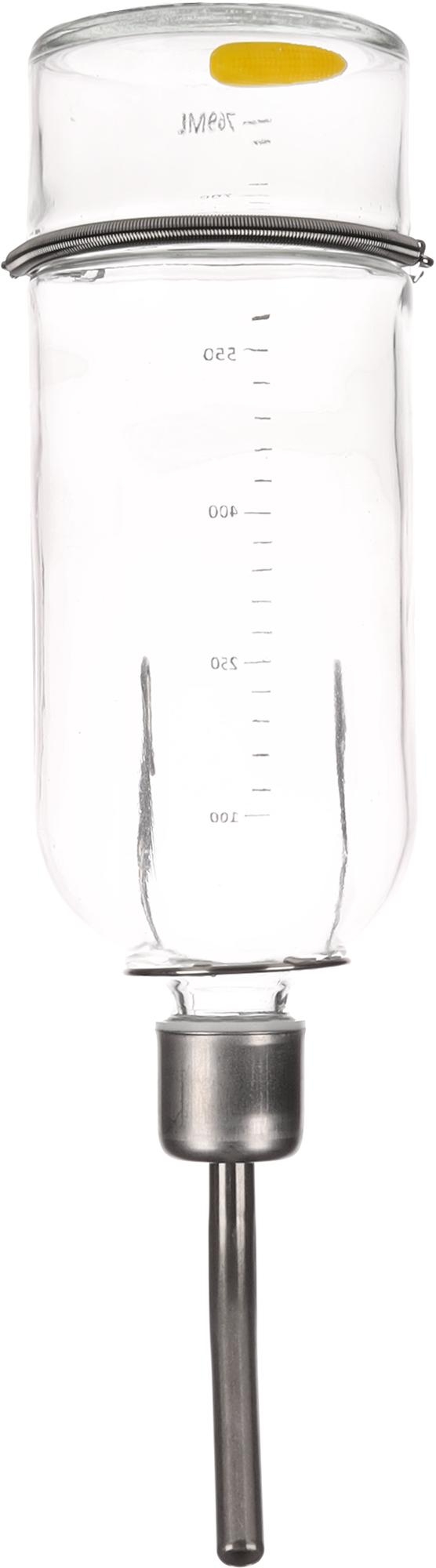 Flamingo Drinking bottle Athina Transparent & Silver