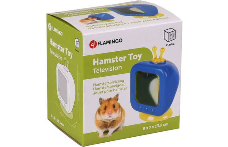 Flamingo Speelgoed Bertrand TV Blauw