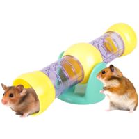 Flamingo Tunnel Bertrand Tunnel & Wippe Gelb